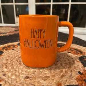rae dunn happy halloween mug